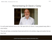 Tablet Screenshot of davidjcarey.com